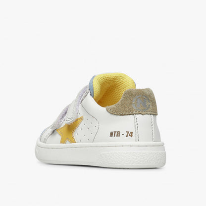 NATURINO 0012017499-05-1C75 CELESTE WHITE YELLOW Sneakers Bambino 