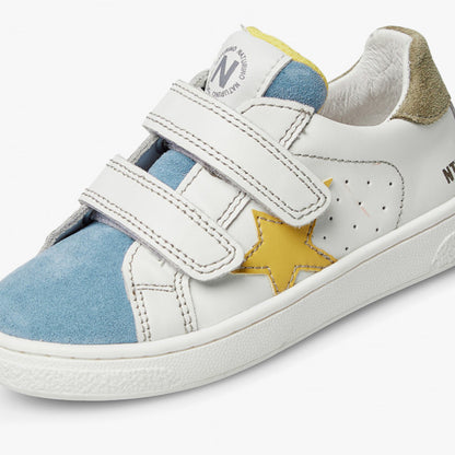 NATURINO 0012017499-05-1C75 CELESTE WHITE YELLOW Sneakers Bambino 