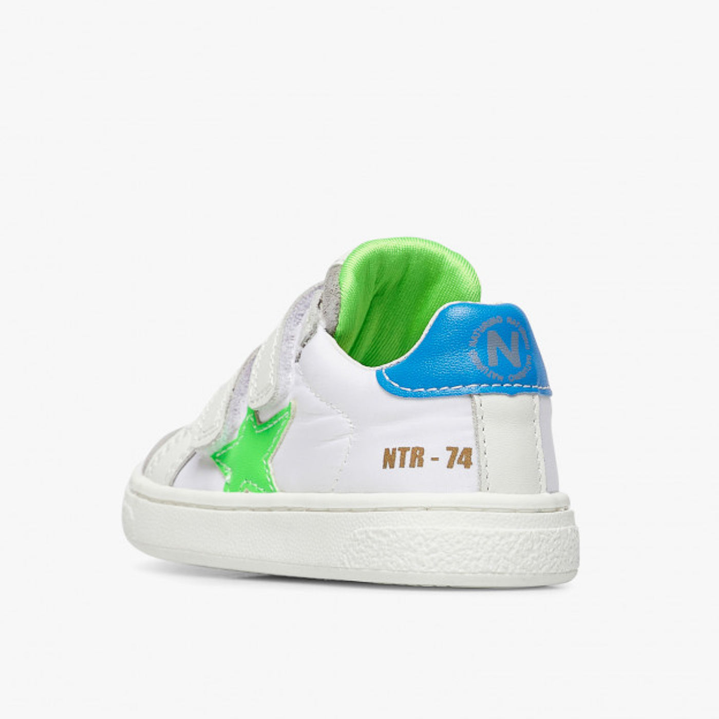 NATURINO 0012017499-14-1B31 GREY WHITE GREEN FLUO Sneakers Bambino 