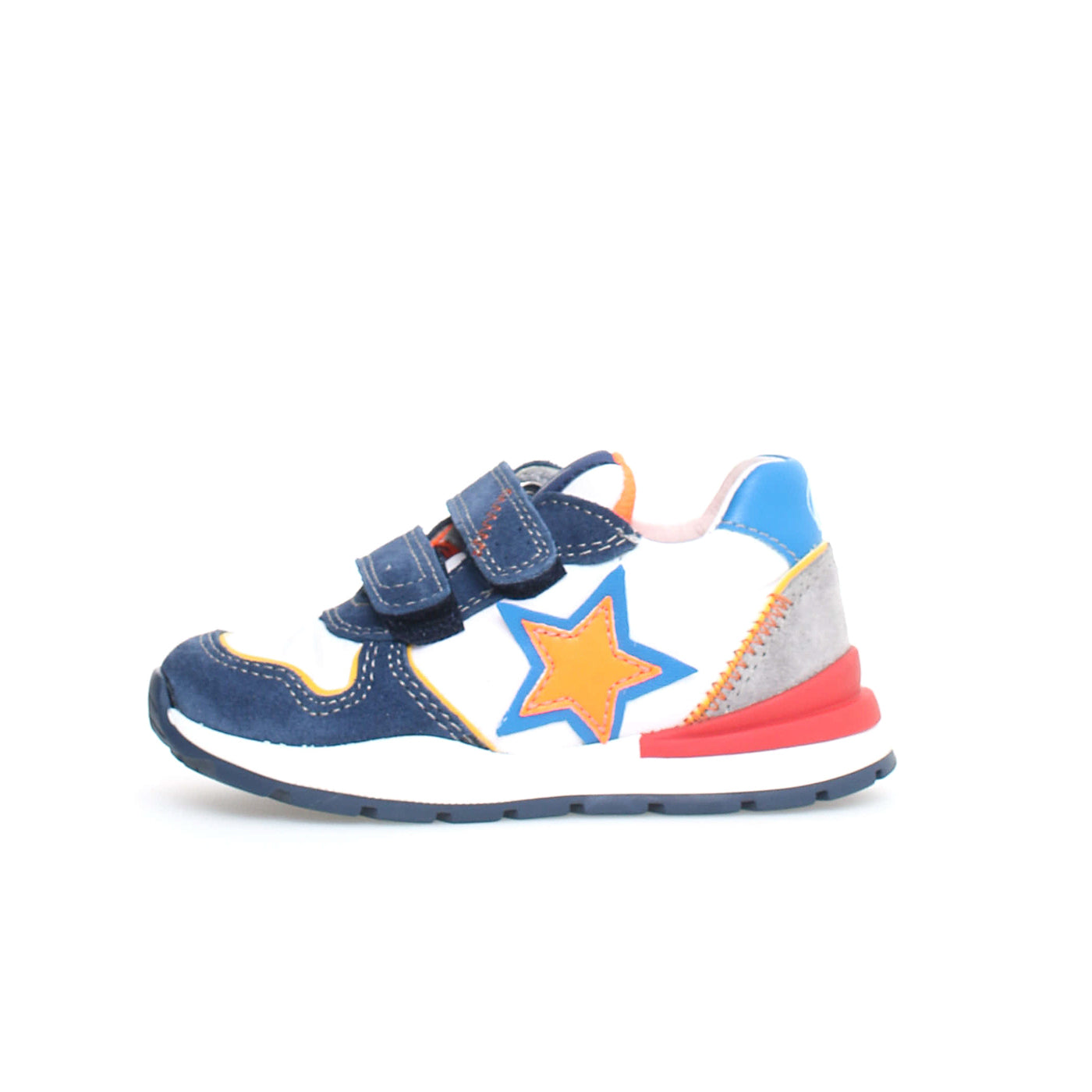 NATURINO 0012018226-01-1C77 AZURE WHITE GREY Sneakers Bambino 