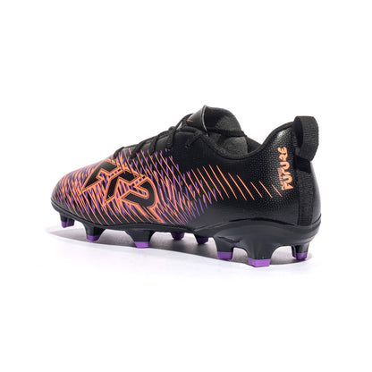 PUMA 108144-01 Black White Red Calcio Bambino 