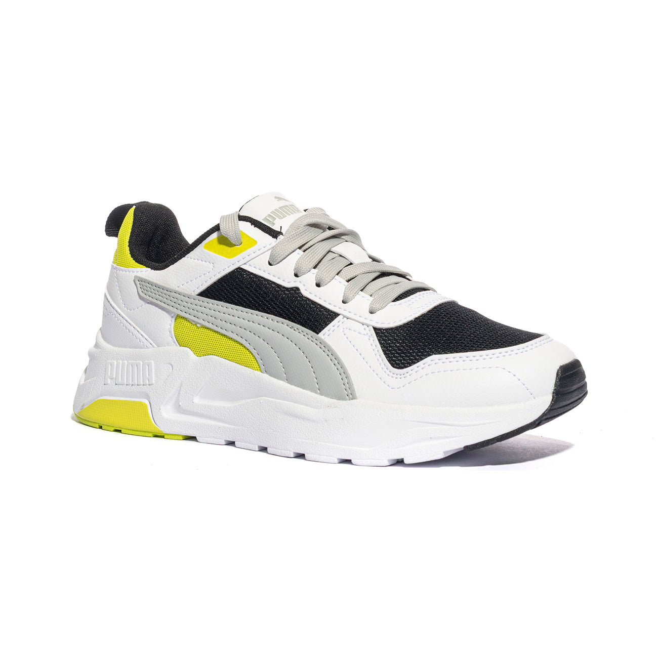 PUMA 400231-05 Black WhiteCool  GrayLime Sneakers Unisex 