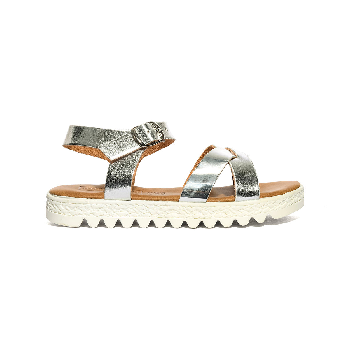 REBECCA FRANCY SP.ARGENTO Sandali Bambina 