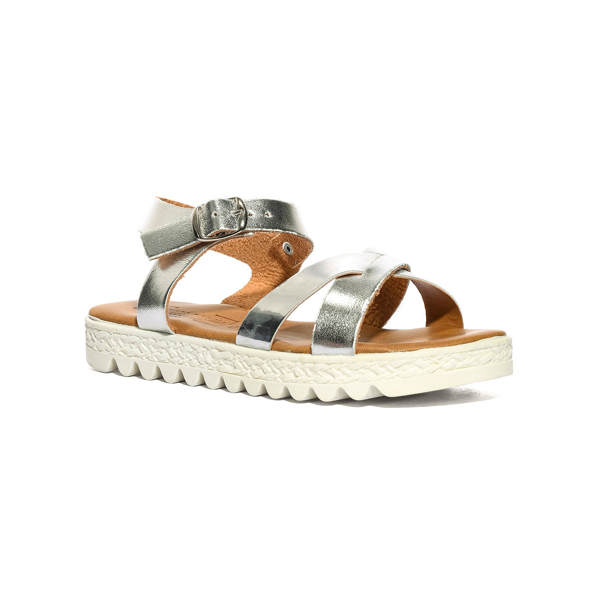 REBECCA FRANCY SP.ARGENTO Sandali Bambina 