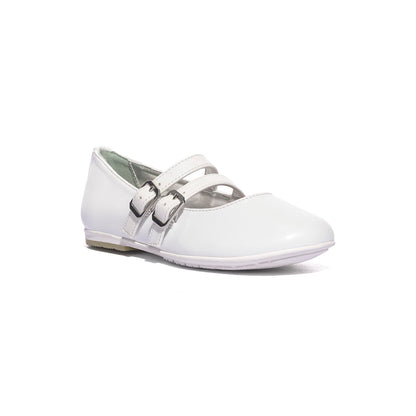 ASSO AG17071 PU WHITE Ballerine Bambina 
