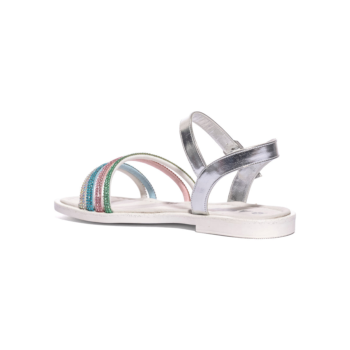 ASSO AG17910 SILVER MULTICOLOR Sandali Bambina 