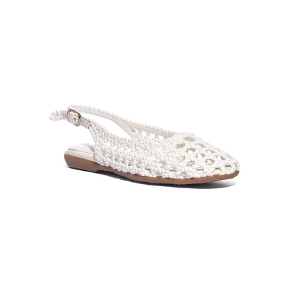 ASSO AG18043 WHITE Ballerine Bambina 