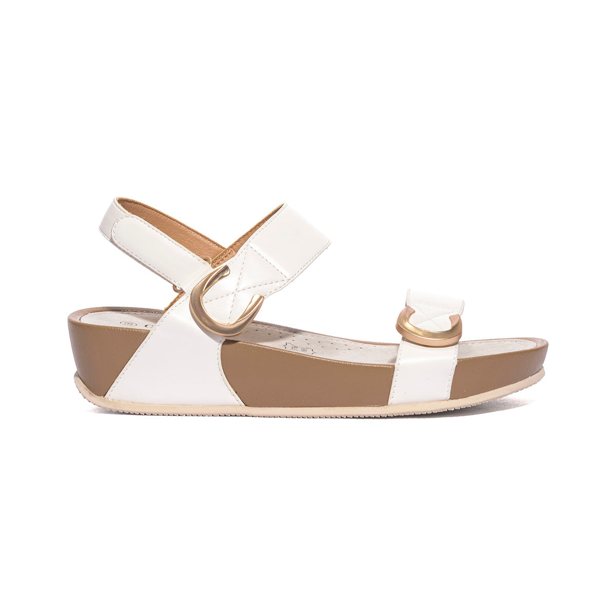 CC RESORTS FINNEGAN WHITE PU Sandali Donna 