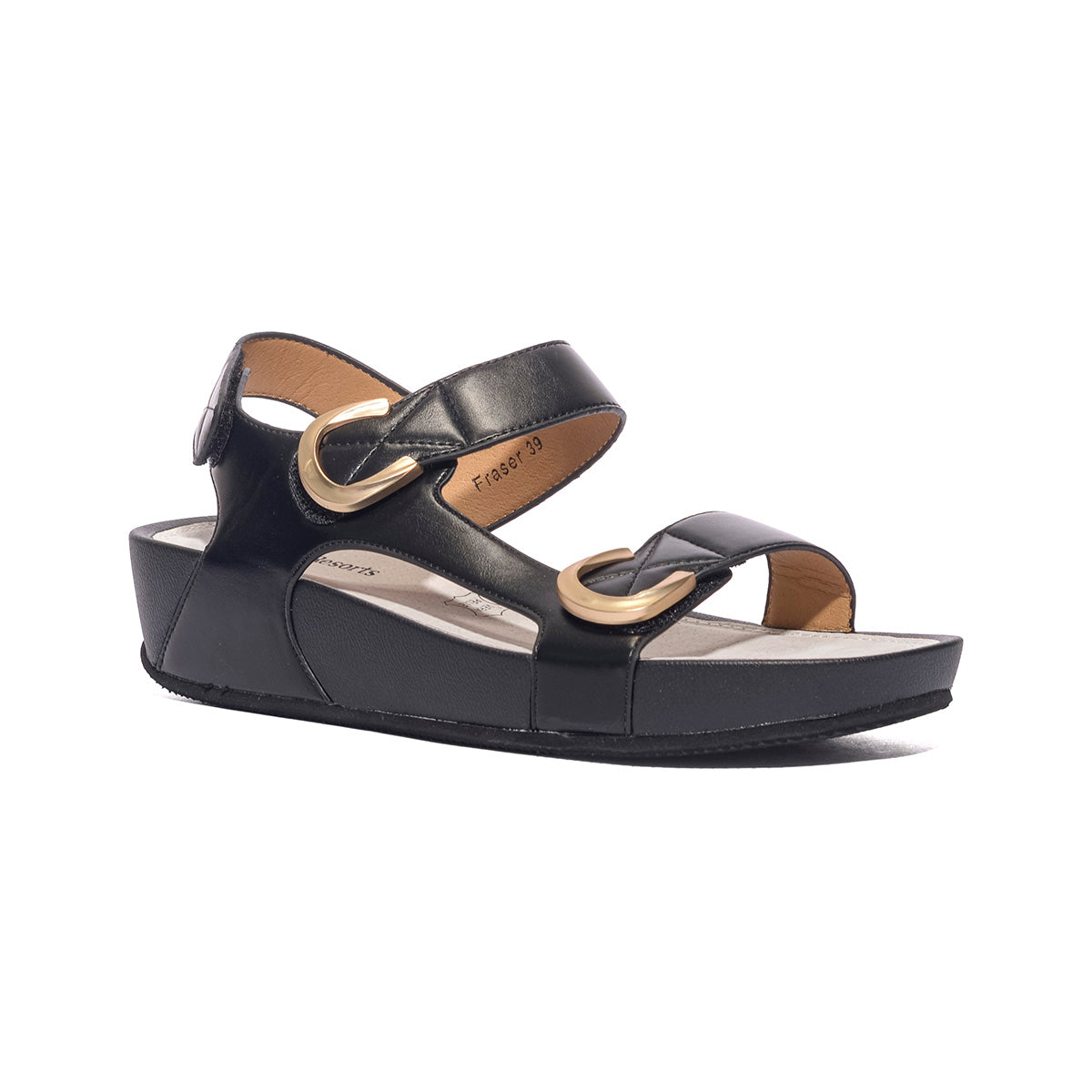 CC RESORTS FRASER BLACK PU Sandali Donna 