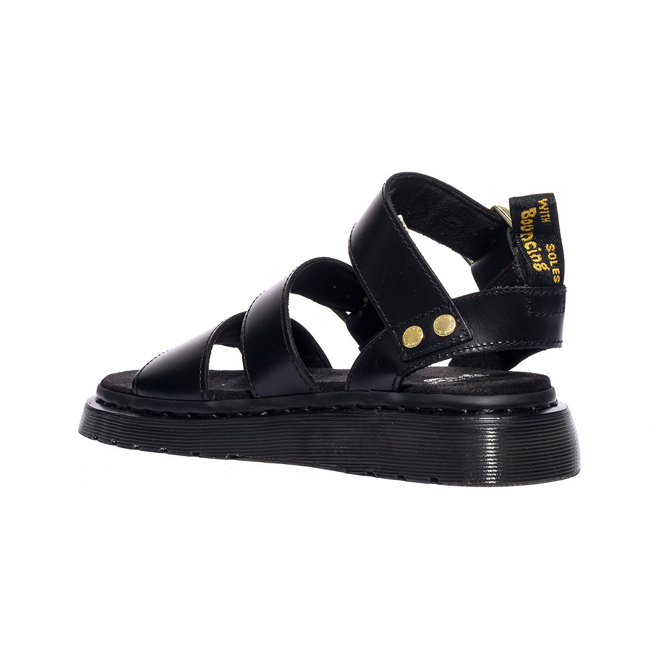 DR MARTENS 42329001 Gryphon Black Atlas Sandali Donna 
