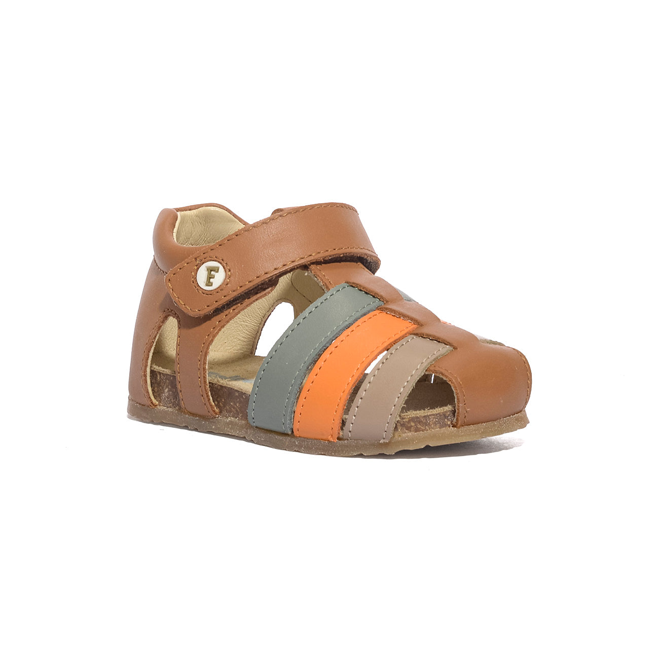 FALCOTTO 0011500736.02.4D10 COGNAC SAGE Sandali Bambino 