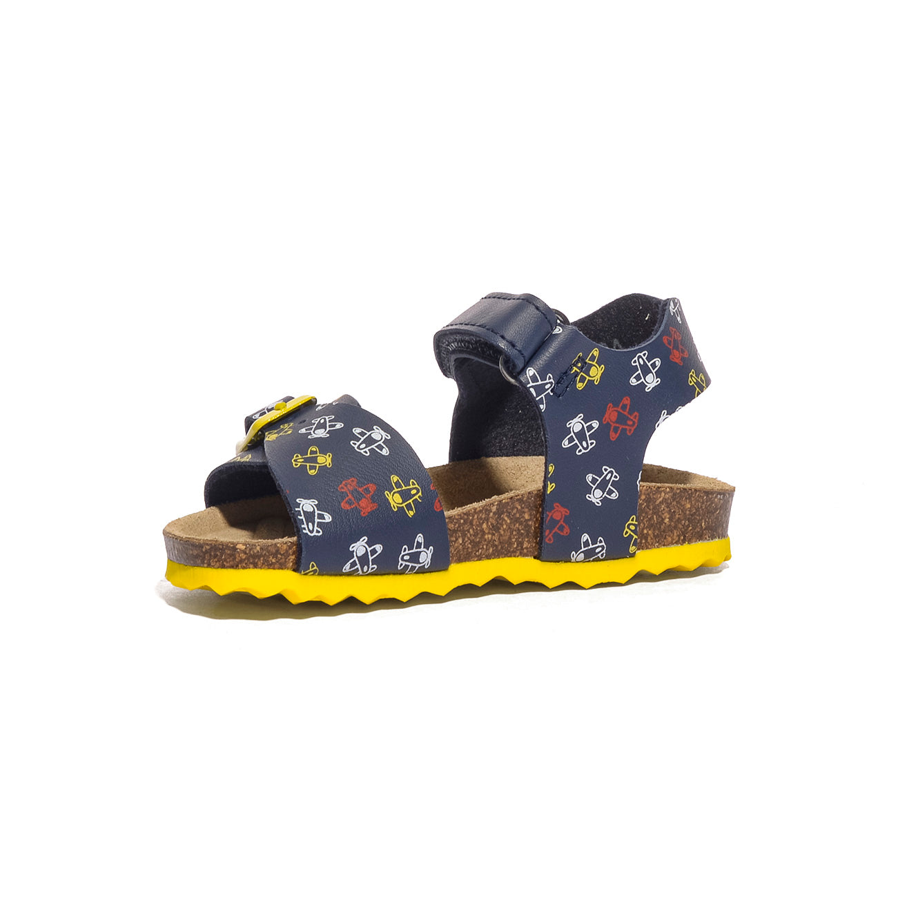 GEOX B922QA 4 NAVY YELLOW   C4054 Sandali Bambino 
