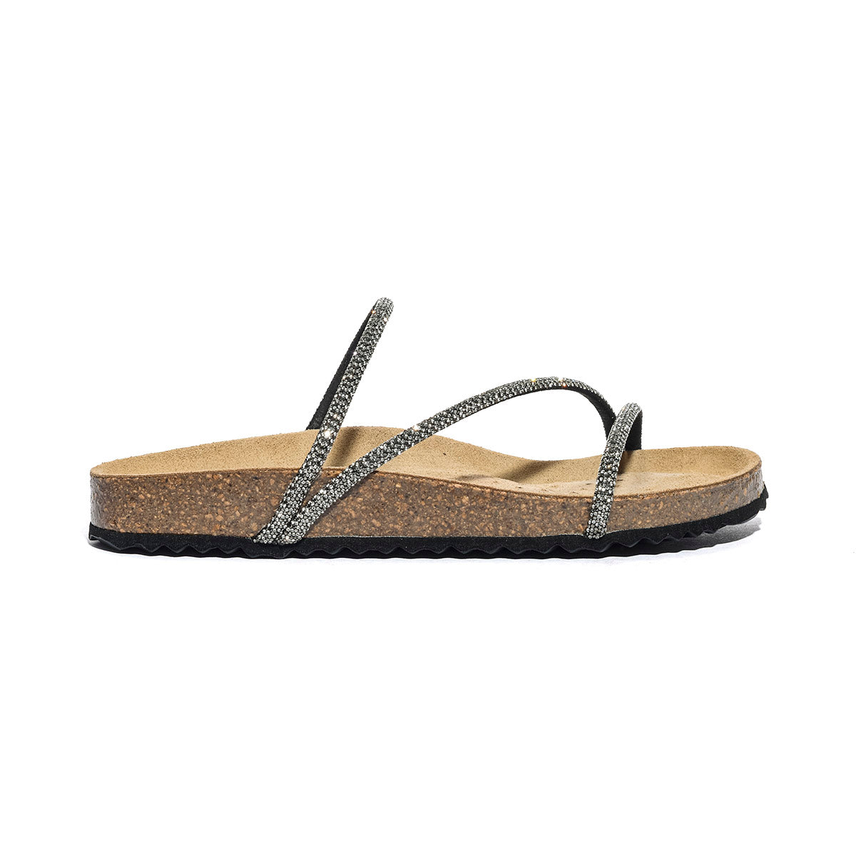 GEOX D55Y3C 000SD BLACK SILVER  C0039 Sandali Donna 