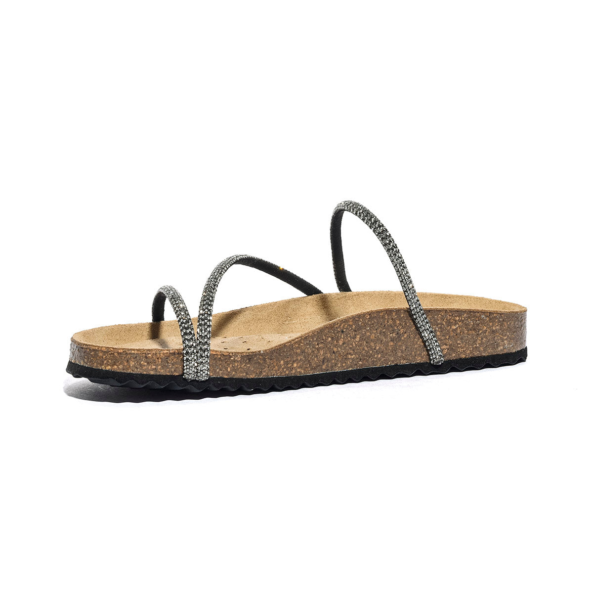 GEOX D55Y3C 000SD BLACK SILVER  C0039 Sandali Donna 