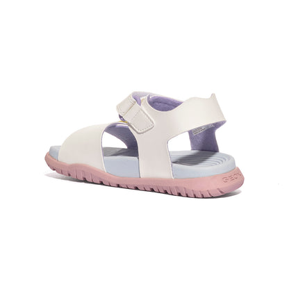 GEOX J35HQA 000BC WHITE MULTICOLOR    C0653 Sandali Bambina 