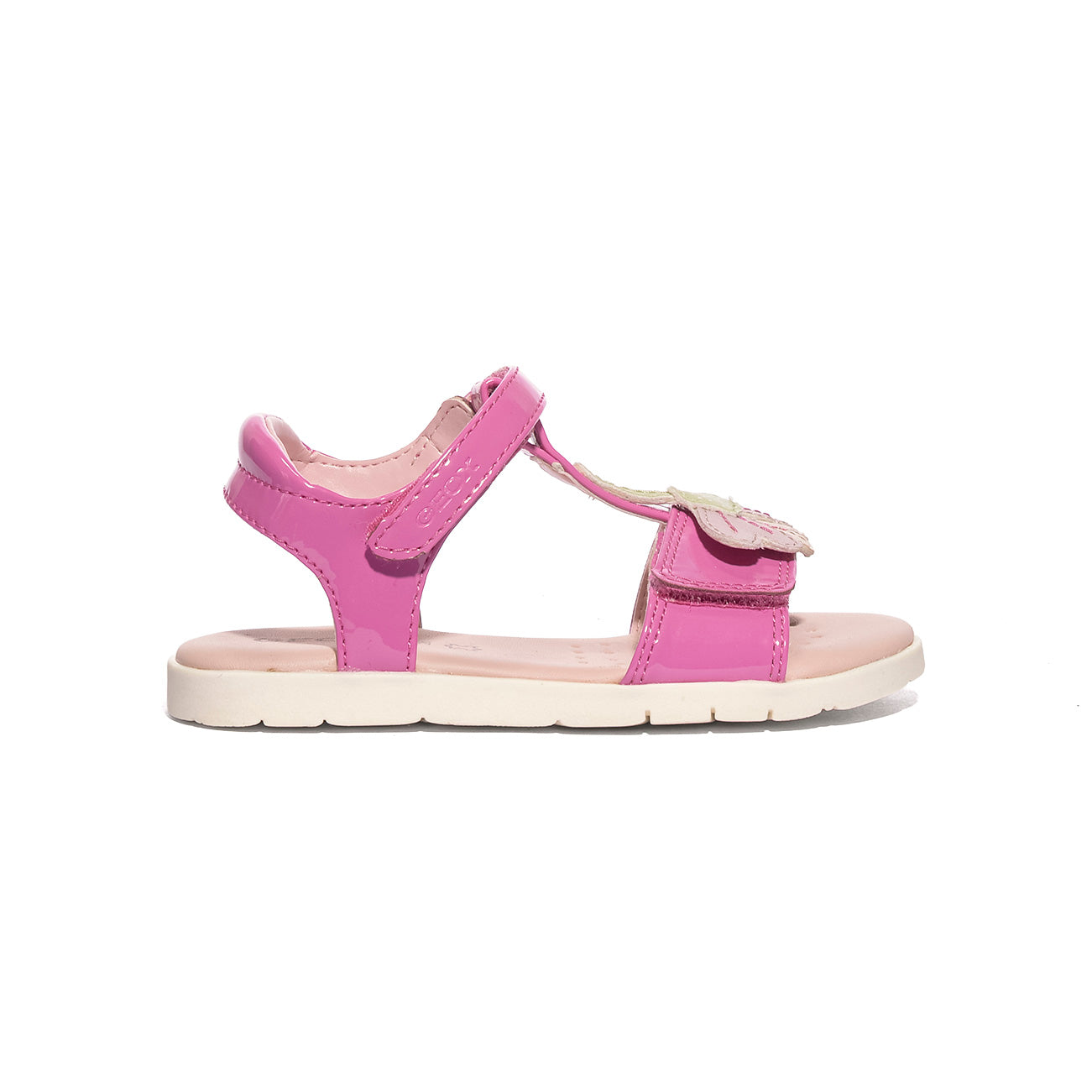 GEOX J65P1C 000HH FUCHSIA WHITE    C0886 Sandali Bambina 