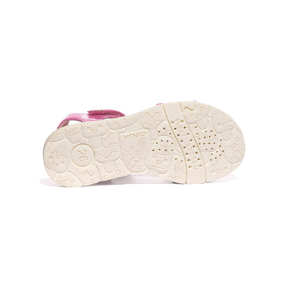 GEOX J65P1C 000HH FUCHSIA WHITE    C0886 Sandali Bambina 