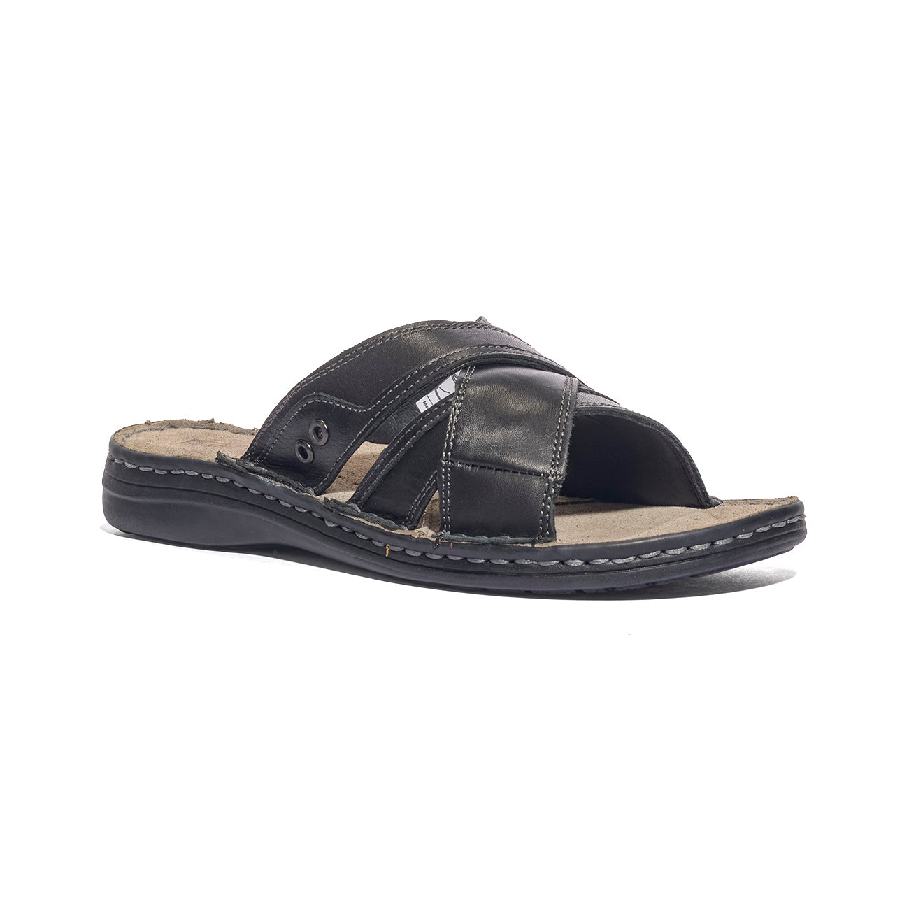 GLAMOUR 174002 NERO Sandali Uomo 