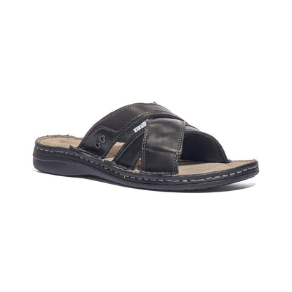 GLAMOUR 174002 NERO Sandali Uomo 