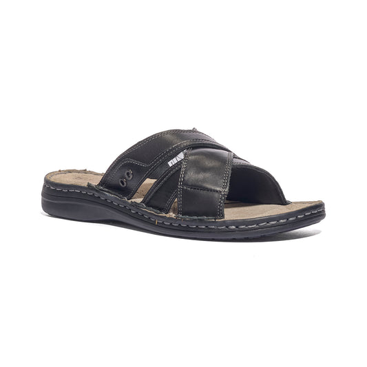 GLAMOUR 174002 NERO Sandali Uomo 