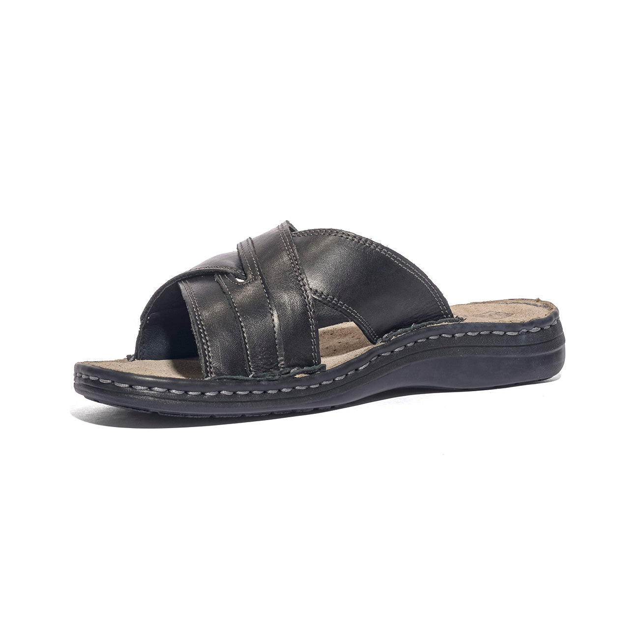 GLAMOUR 174002 NERO Sandali Uomo 