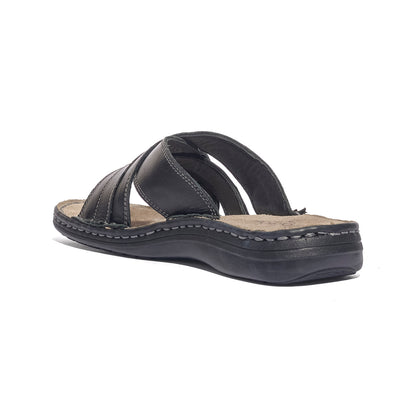 GLAMOUR 174002 NERO Sandali Uomo 