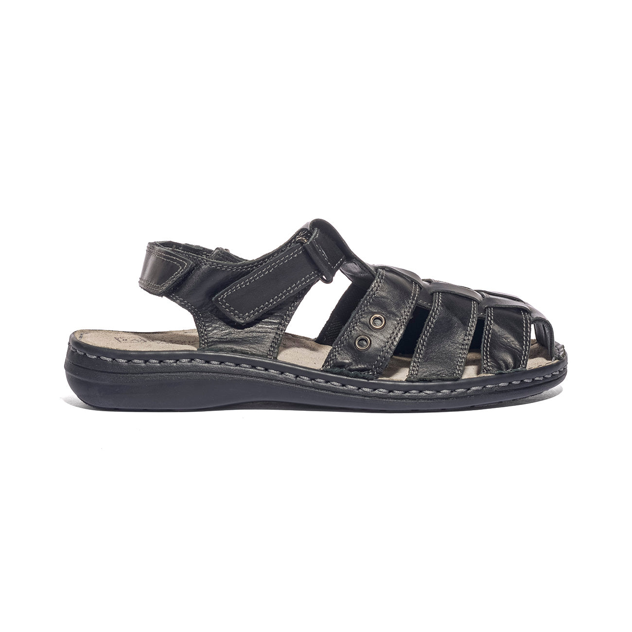 GLAMOUR 174004 NERO Sandali Uomo 