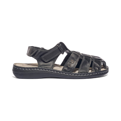 GLAMOUR 174004 NERO Sandali Uomo 