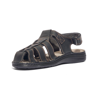 GLAMOUR 174004 NERO Sandali Uomo 