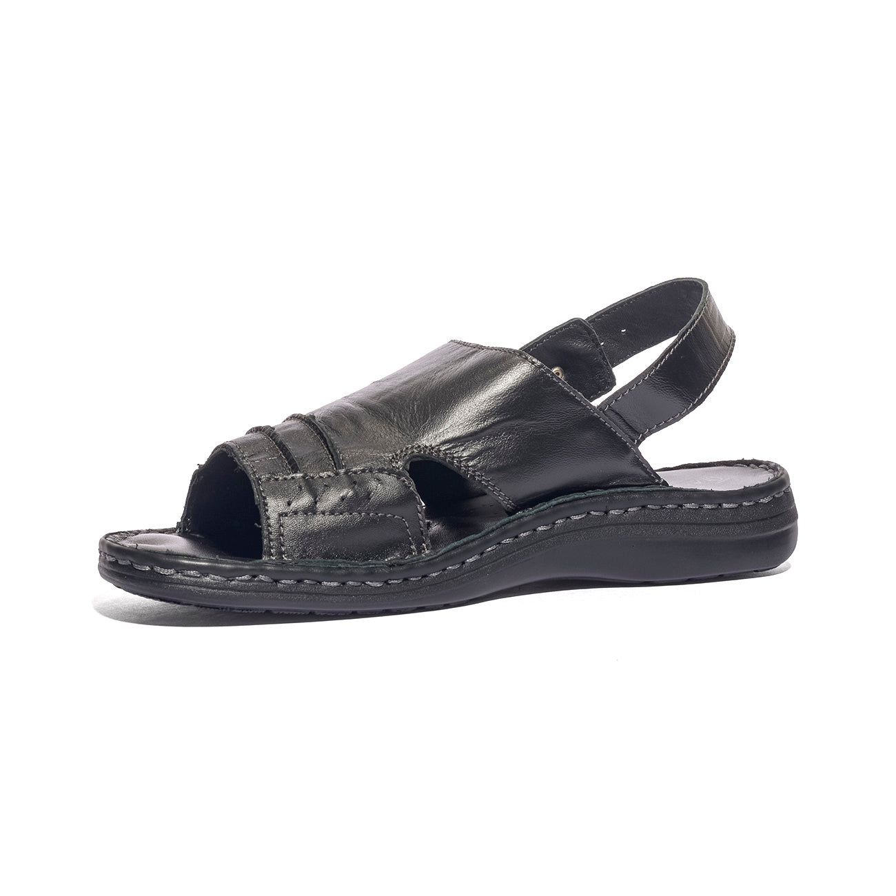 GLAMOUR 3180 NERO Sandali Uomo 