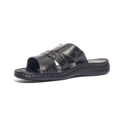 GLAMOUR 3841A NERO Sandali Uomo 