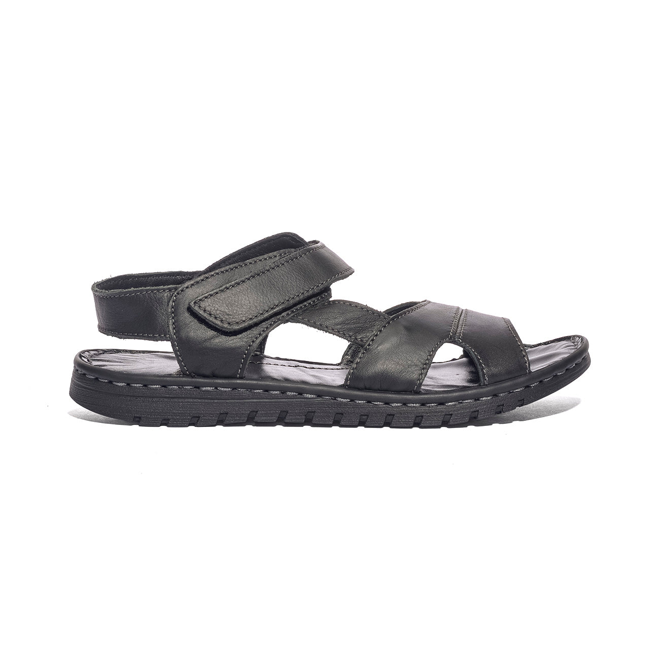 GLAMOUR 56004 NERO Sandali Uomo 