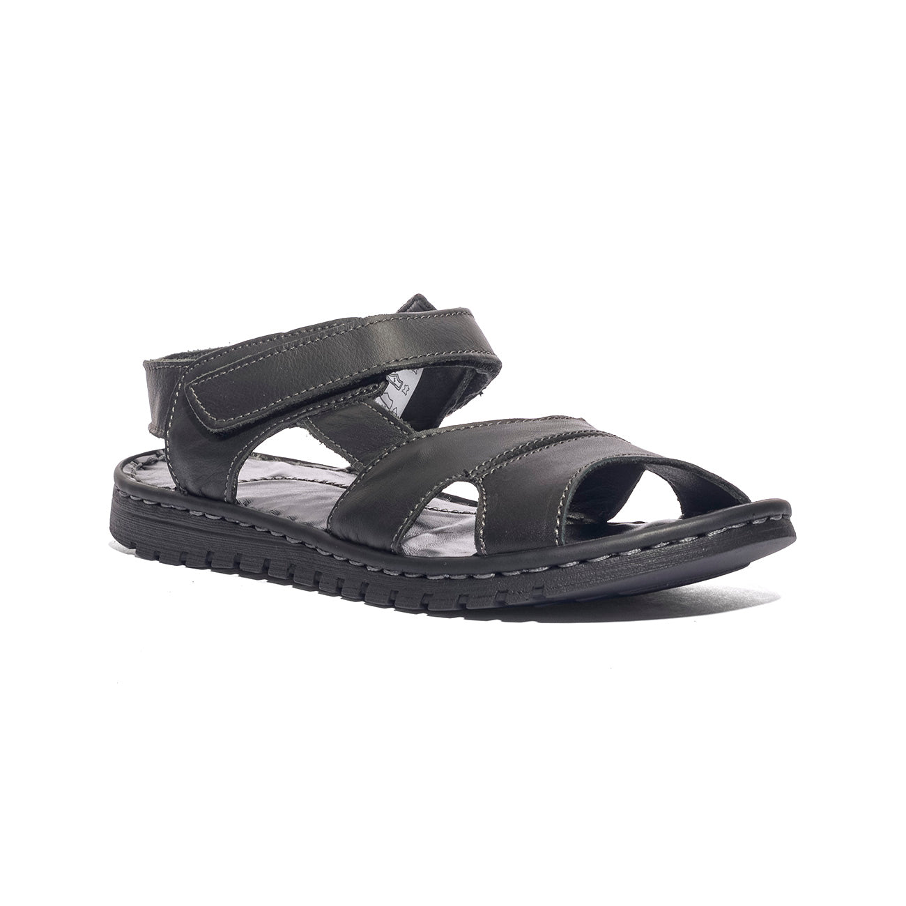 GLAMOUR 56004 NERO Sandali Uomo 