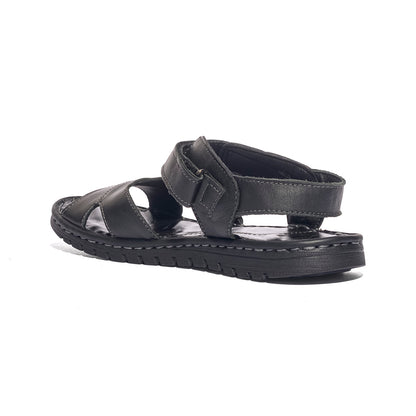 GLAMOUR 56004 NERO Sandali Uomo 