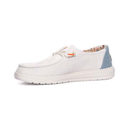 HEY DUDE HD40054 WHITE CROCHET Slip-on Donna 