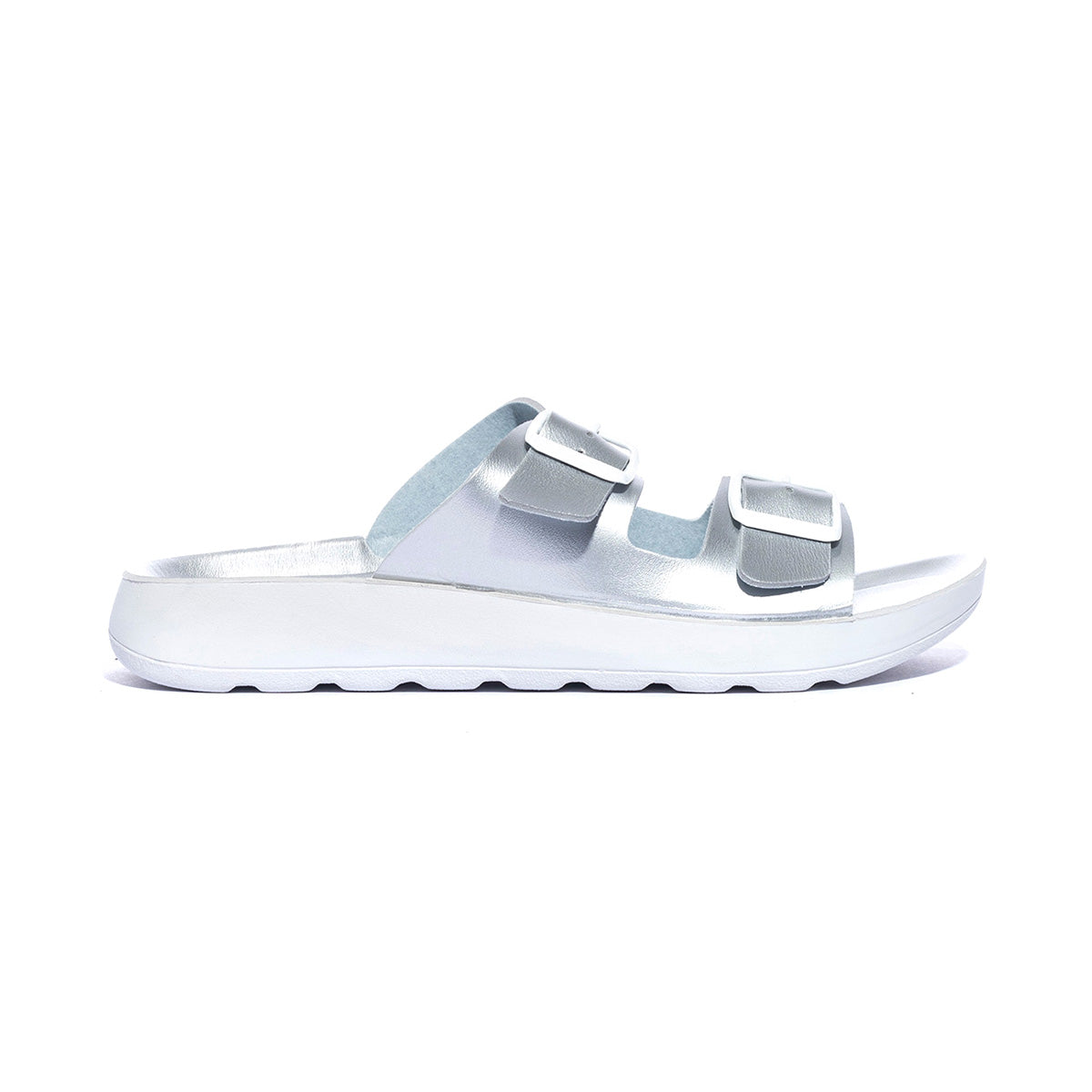 IN BLU AG000012 ARGENTO Ciabatte Donna 
