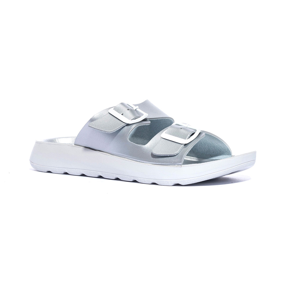 IN BLU AG000012 ARGENTO Ciabatte Donna 