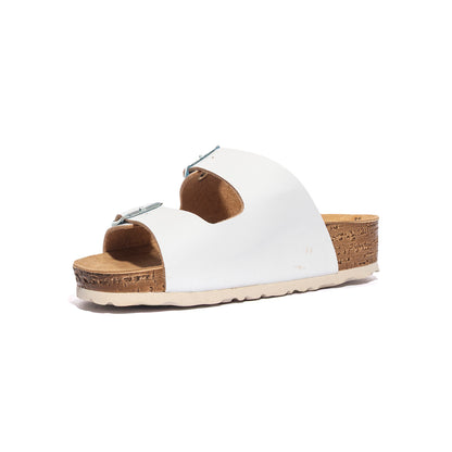 IN BLU NM000039 001  BIANCO Ciabatte Donna 