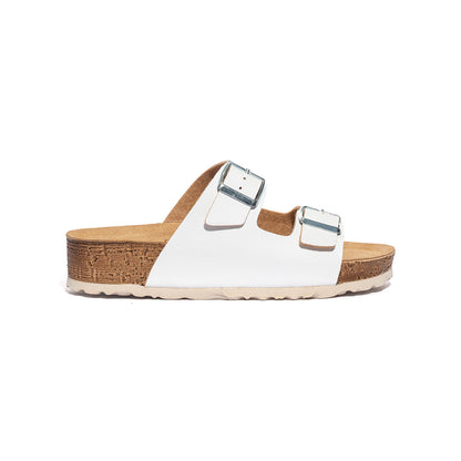 IN BLU NM000039 001  BIANCO Ciabatte Donna 
