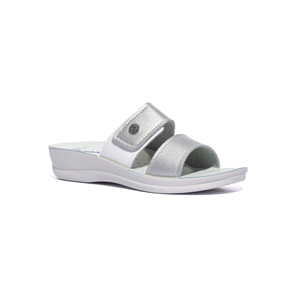 IN BLU VR000063 018  ARGENTO Ciabatte Donna 