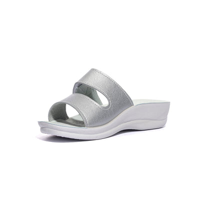 IN BLU VR000063 018  ARGENTO Ciabatte Donna 