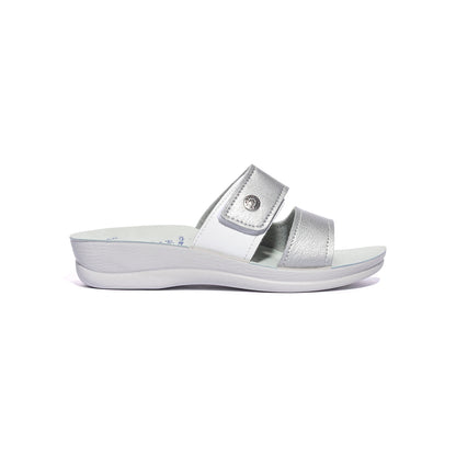 IN BLU VR000063 018  ARGENTO Ciabatte Donna 