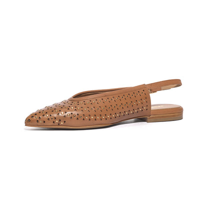 JANET&JANET J-712 BROWN Ballerine Donna 