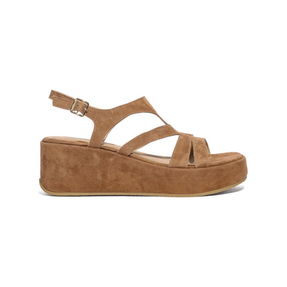 JANET&JANET J833 COGNAC Sandali Donna 