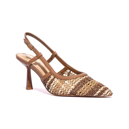 KEYS K12060 BROWN BGE WHTBROWN BGE WHT Decollete Donna 