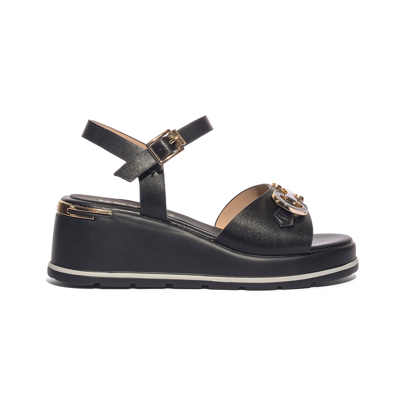 KEYS K12111 BLACK Sandali Donna 