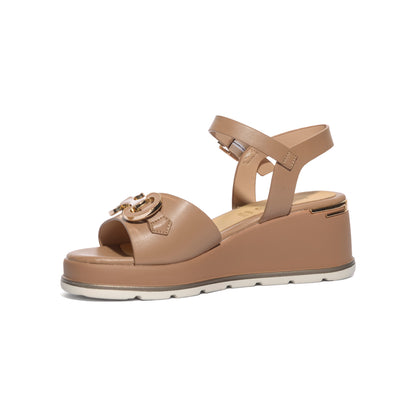 KEYS K12111 CUOIO Sandali Donna 