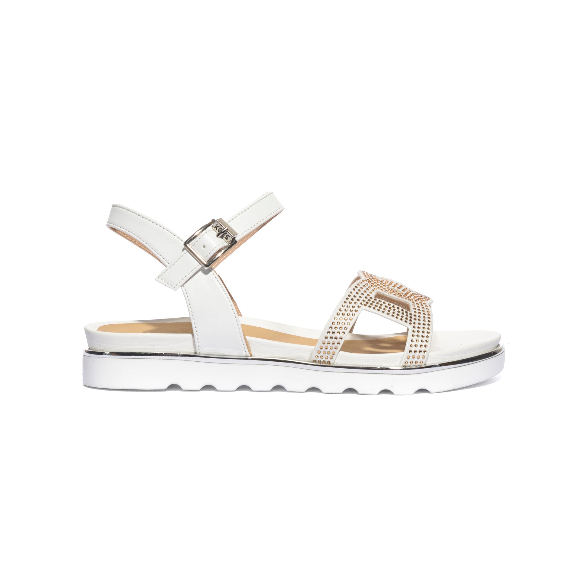 KEYS K12252 WHITE Sandali Donna 