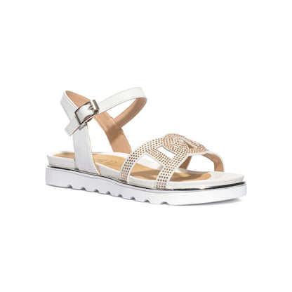 KEYS K12252 WHITE Sandali Donna 