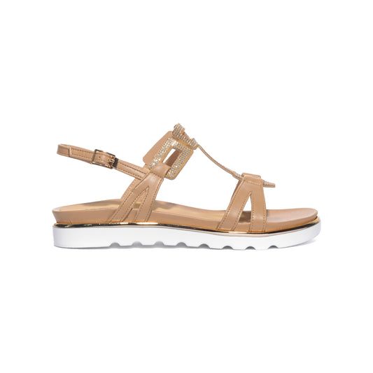 KEYS K12253 CAMEL Sandali Donna 